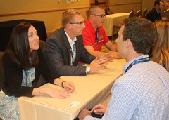 Speed(date) Neworking with Alana Muller of Coffee Lunch Coffee was a huge hit.